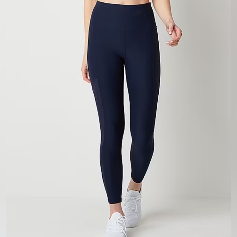 NWT Xersion Navy High-rise Leggings- Size S